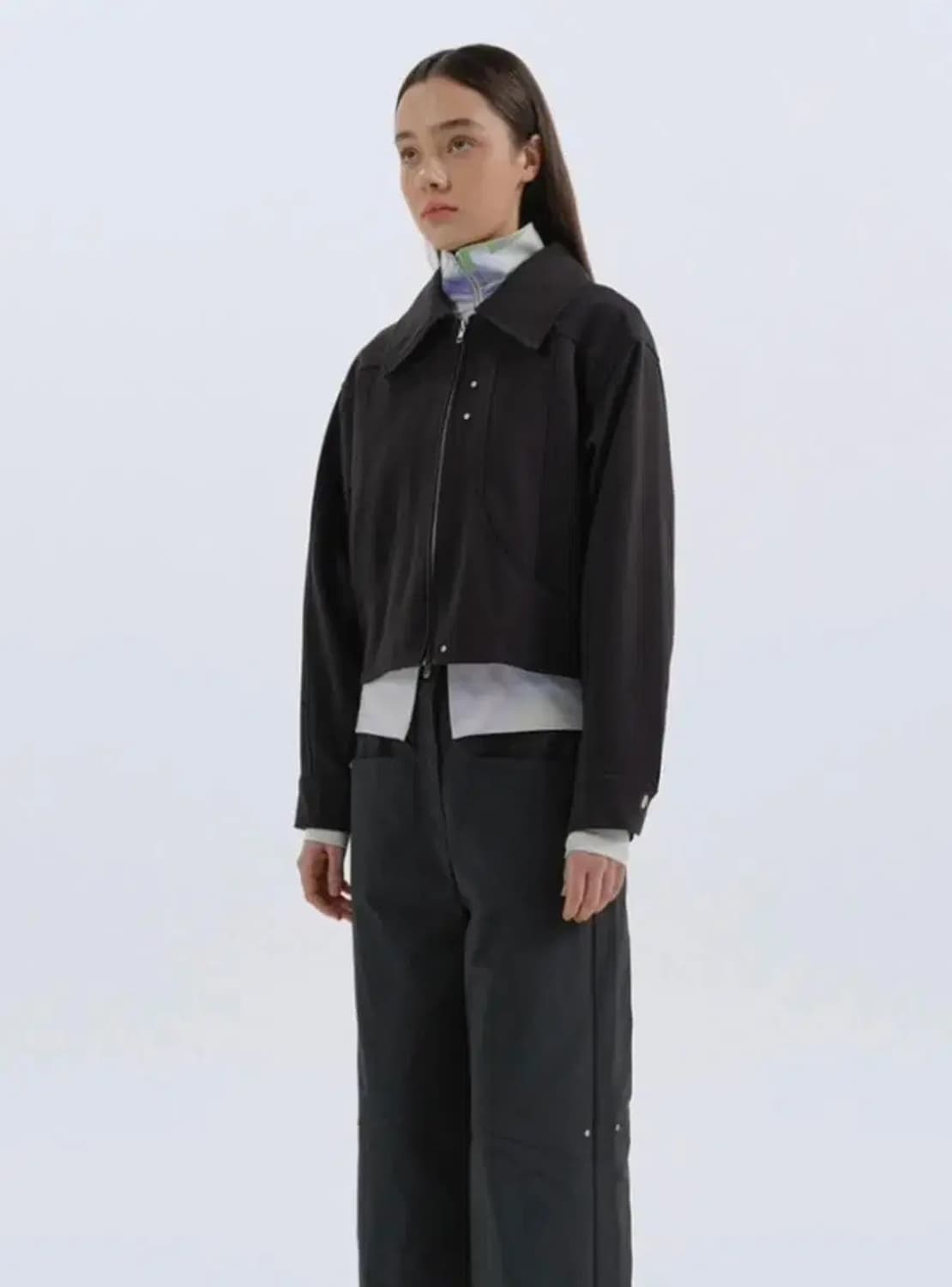타입서비스 투웨이 리벳 자켓 블랙 상품이미지1
