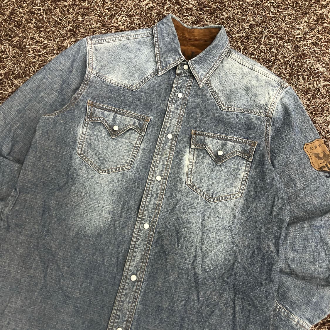 SHANE JEANS 데님 웨스턴 셔츠 상품이미지2