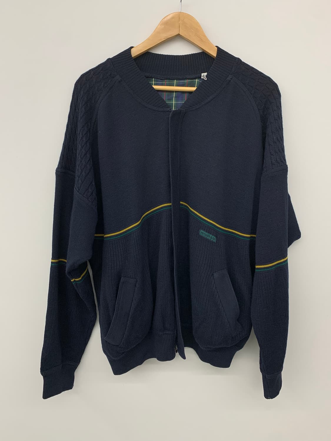 맥그리거 니트 집업 made in italy 상품이미지4