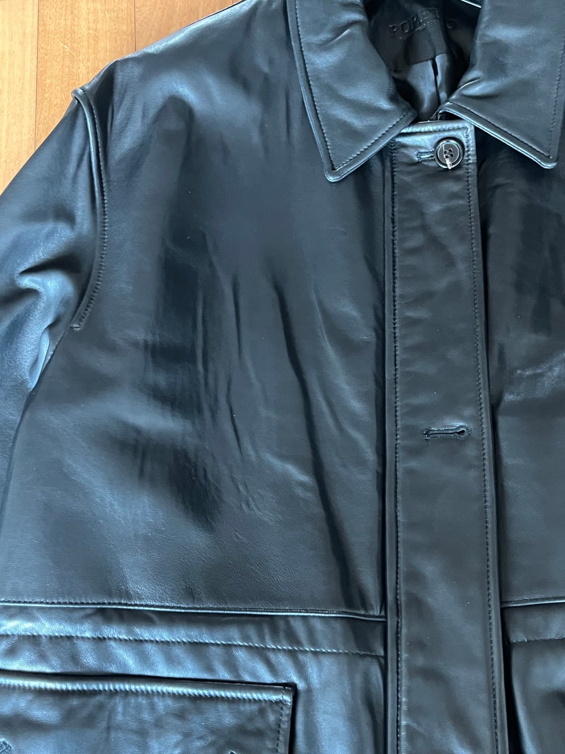 90s tessa leather jacket 상품이미지10