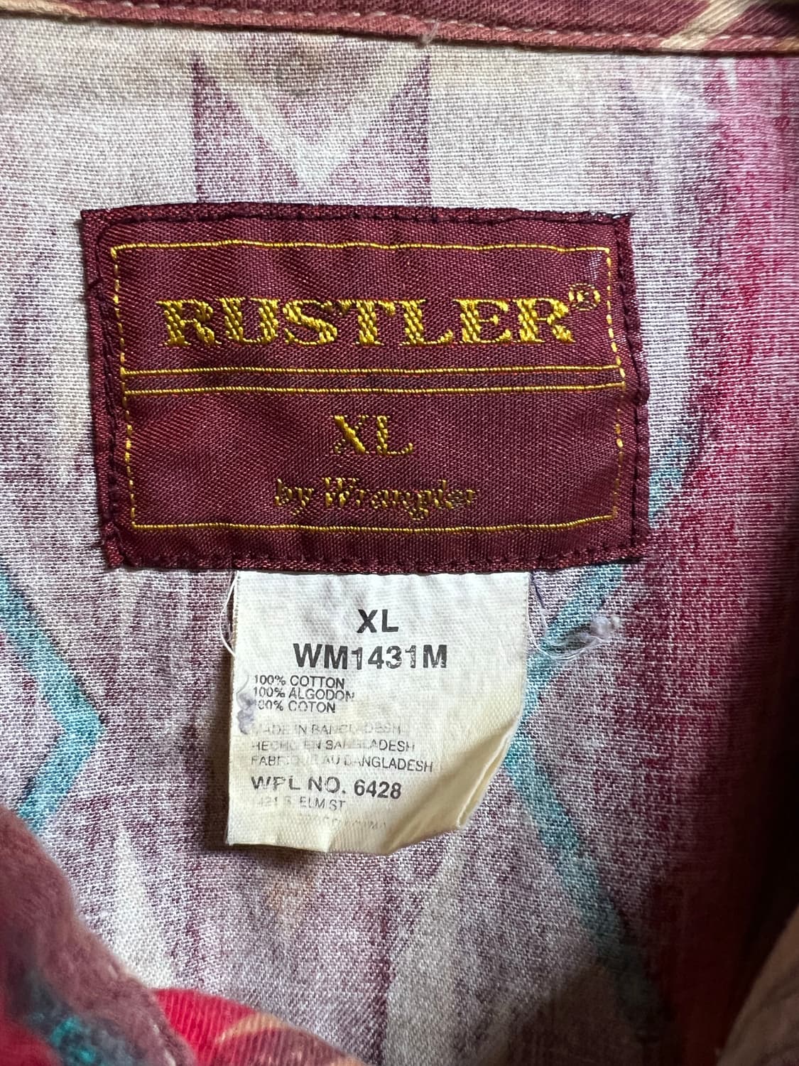 빈티지 랭글러x러슬러 웨스턴 셔츠 상품이미지3