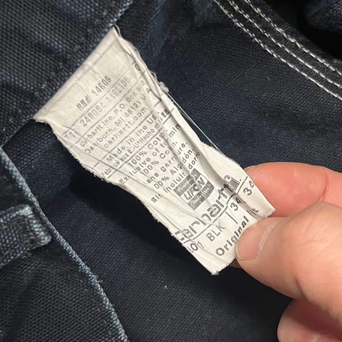 칼하트 더블니 워크 팬츠 (33“) 상품이미지6