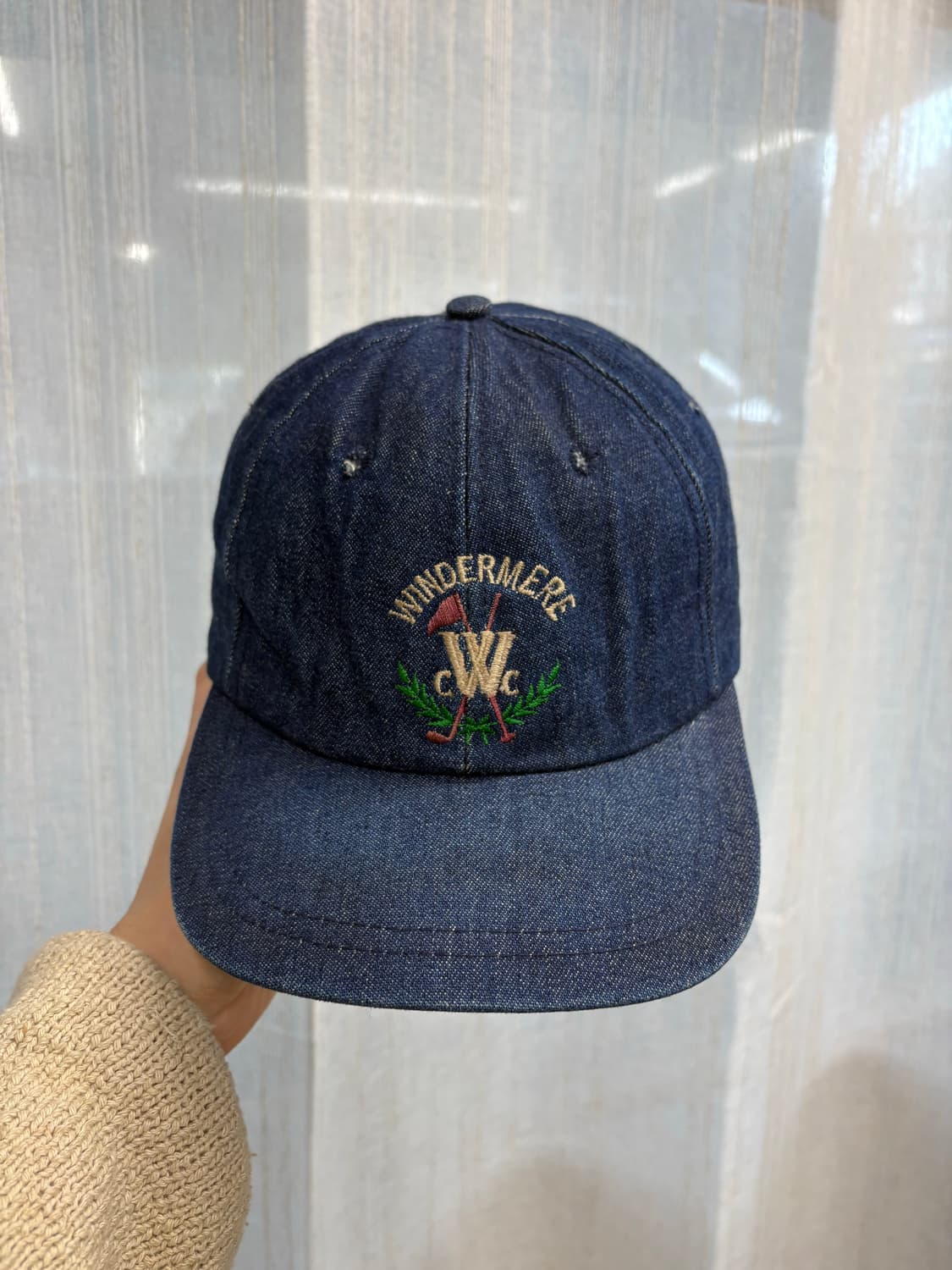 Merkley HEADGEAR 빈티지 데님 볼캡 모자 상품이미지1