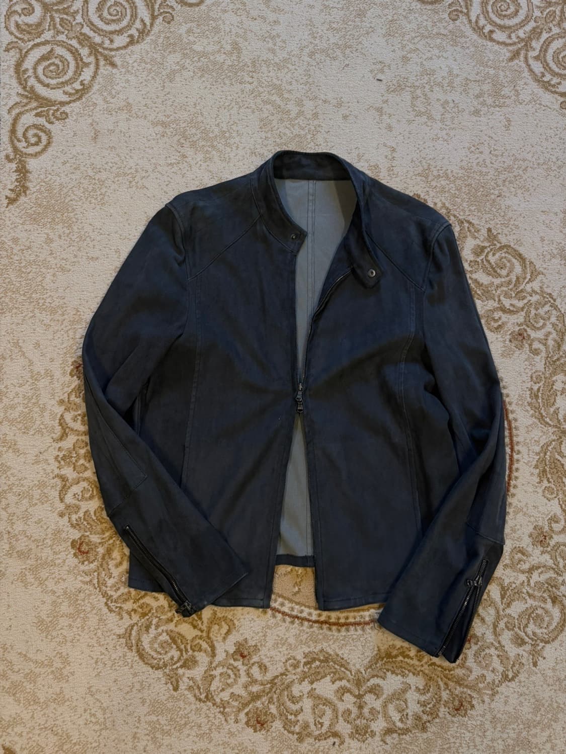 DROMe 스웨이드 싱글 라이더 자켓 100~105 상품이미지2