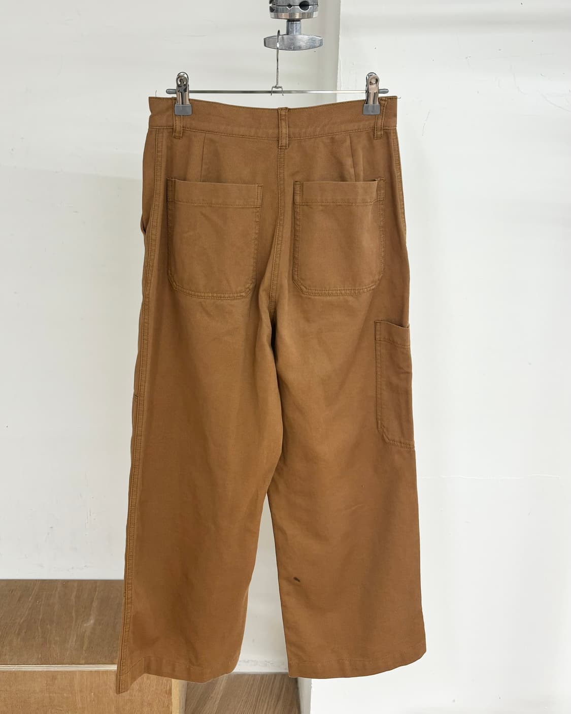 막스마라 브라운 카고 와이드 팬츠 상품이미지3