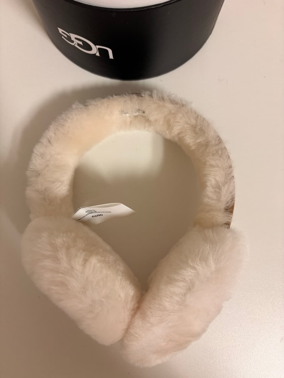 Ugg 어그 빅 로고 양모 귀마개 체스넛 상품이미지2