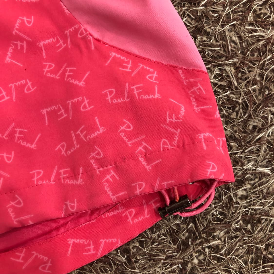 폴프랭크 핑크 로고 패턴 바람막이 자켓 상품이미지4