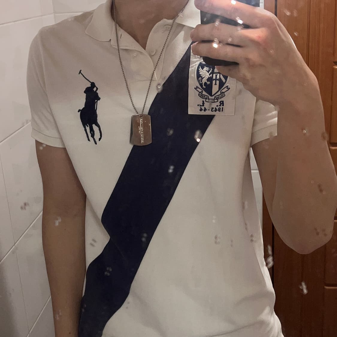 Dolce & Gabbana 로고 각인 군번줄 목걸이 상품이미지3