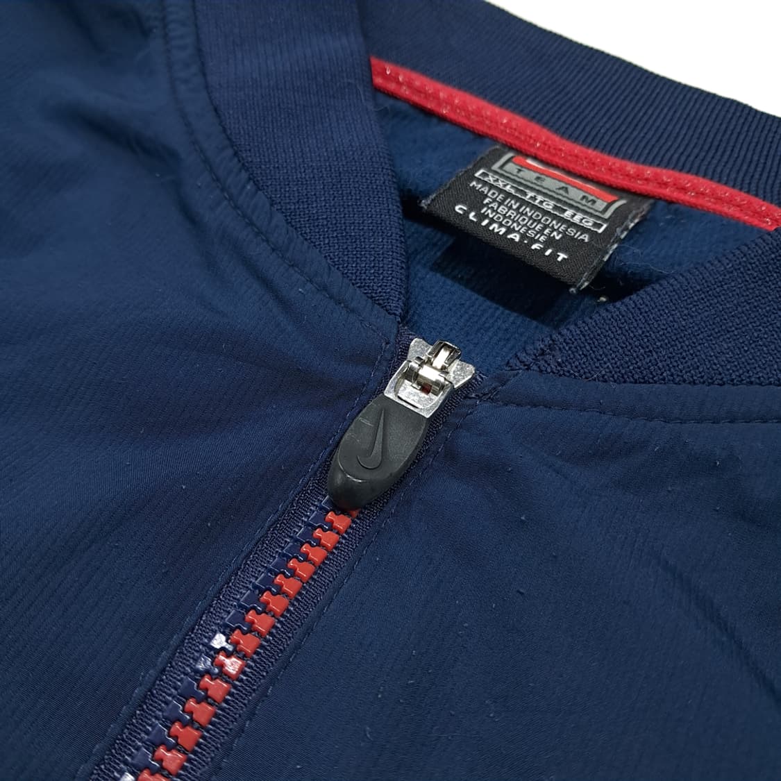 CK145 2XL 나이키 00s 팀 네이비&레드 쉴드자수 바람막이 웜업 상품이미지4