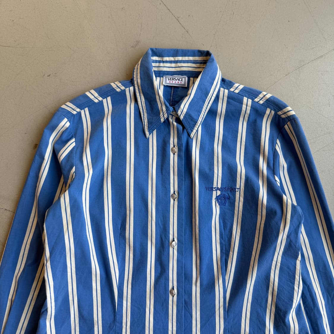 베르사체 스포츠 은장 스트라이프 셔츠 상품이미지3