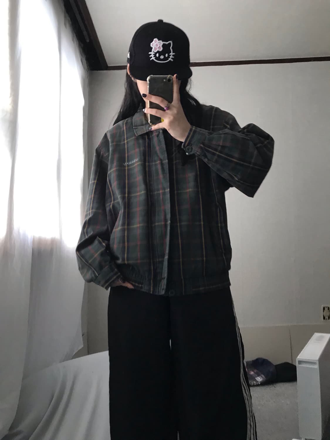 아디다스 80s 체크 블루종 상품이미지5