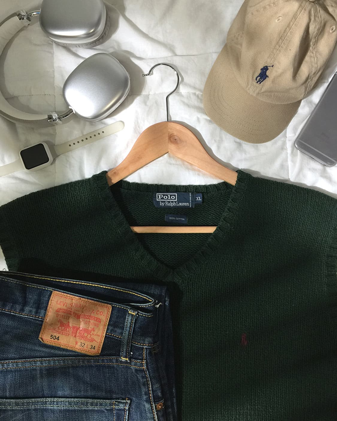 MAN) 폴로랄프로렌 니트 베스트 XL 상품이미지1