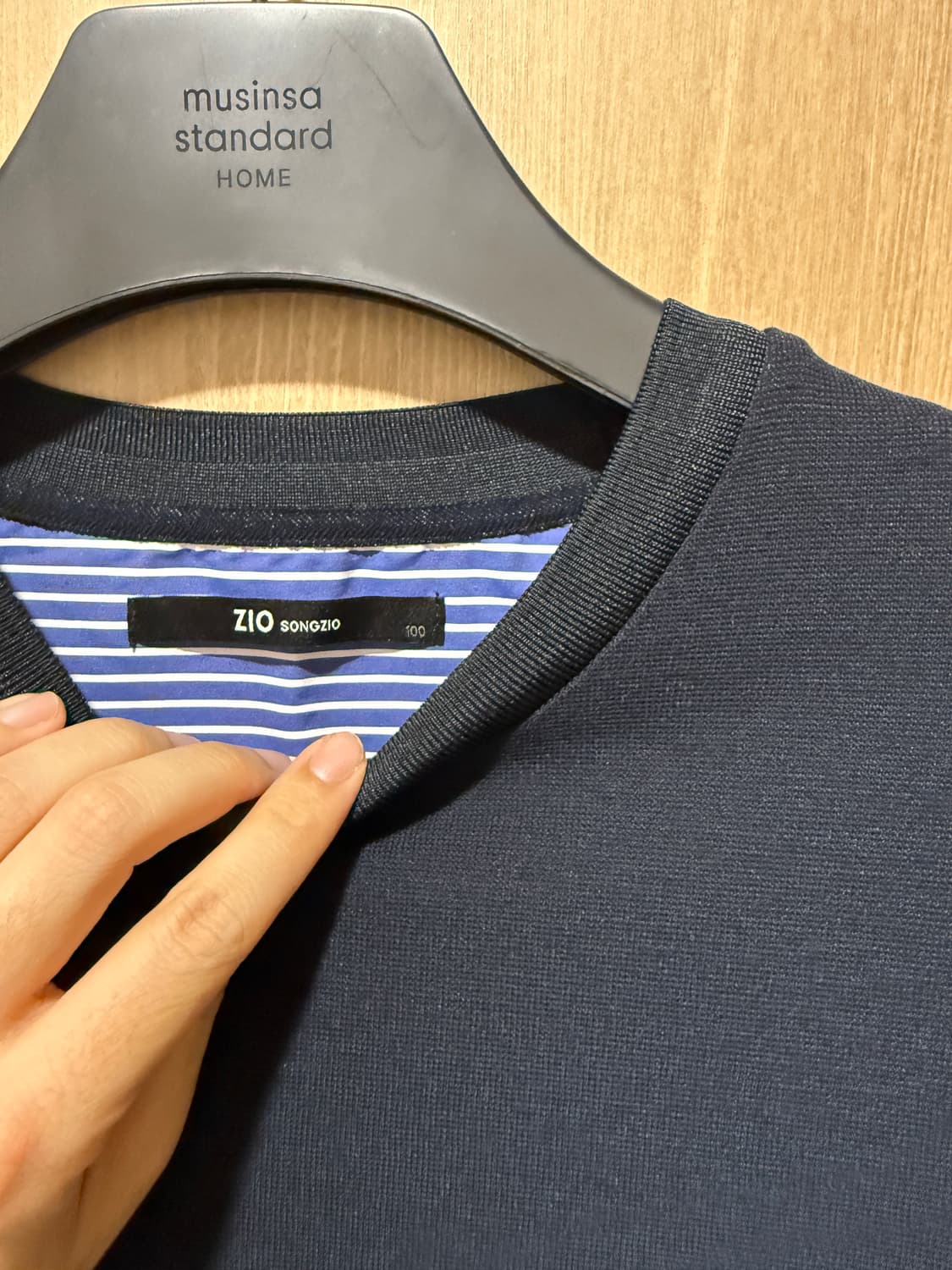 지오송지오(ZIO SONGZIO) 남성 세미오버핏 상의 / 100사이즈 상품이미지2