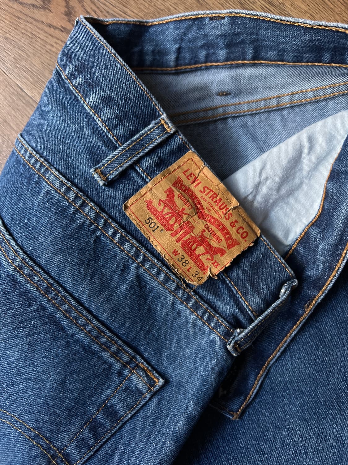 [38]리바이스 501 스트레이트 데님 팬츠 상품이미지5