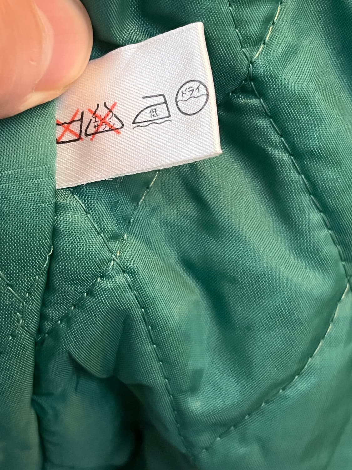 Bres bis club 빈티지 코튼 그린 블루종 상품이미지6