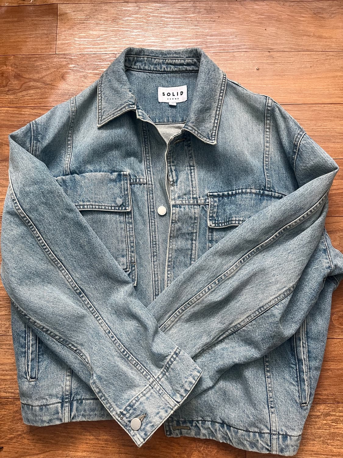 솔리드옴므 데님자켓50 청자켓 상품이미지1