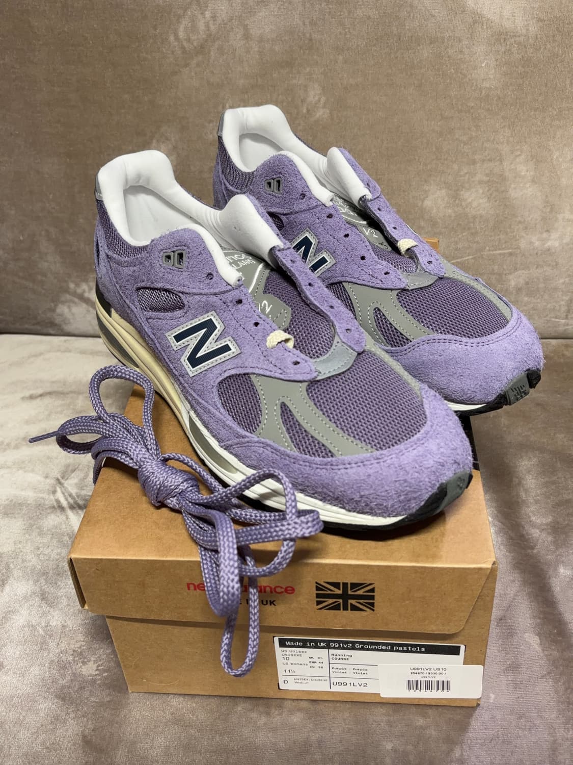 뉴발란스 991v2 더스크 퍼플 세이지 280 상품이미지1