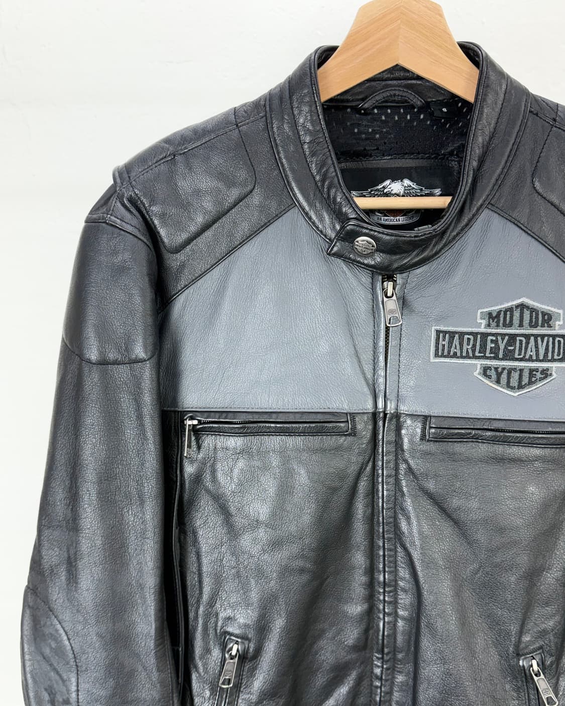 할리 데이비슨 보를웨이 벤틸레이션 카우 하이드 라이더 자켓 상품이미지2