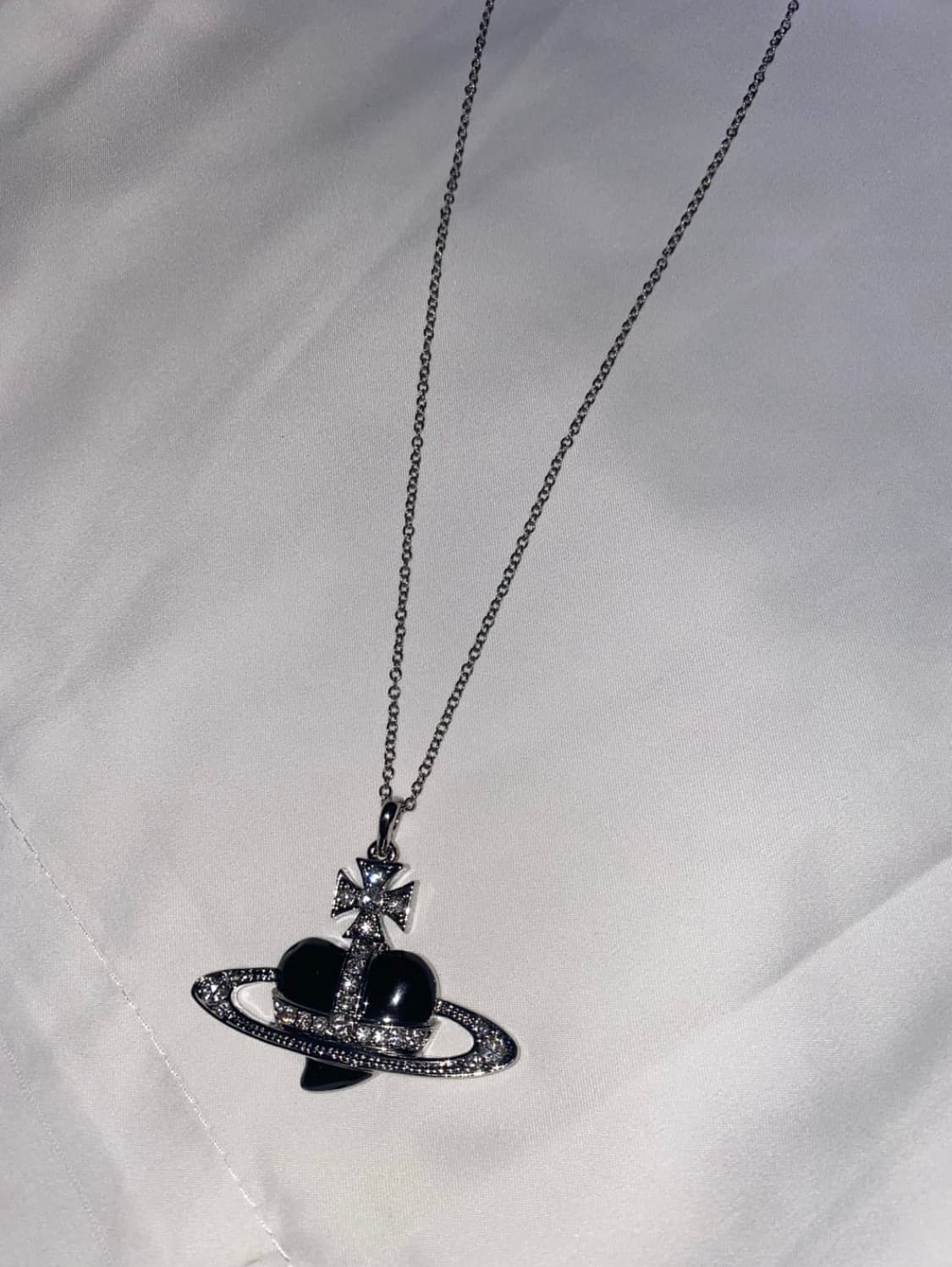 비비안웨스트우드 아카이브 블랙 디아망떼 팬던트 목걸이(새상품) 상품이미지4