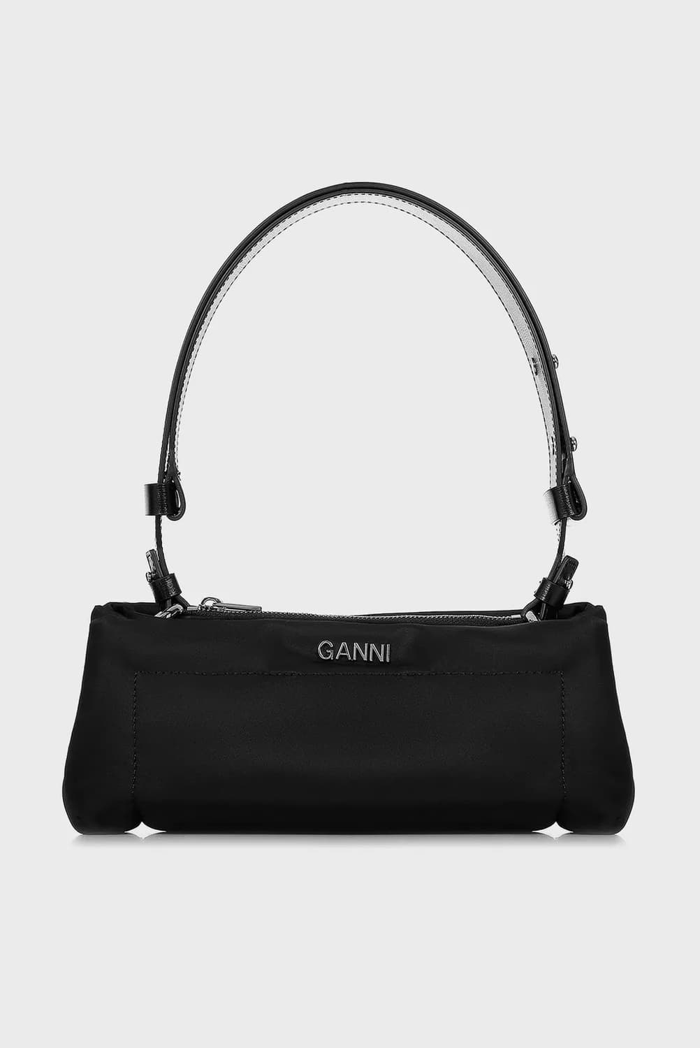 GANNI 가니 블랙 필로우 바게트백 상품이미지1