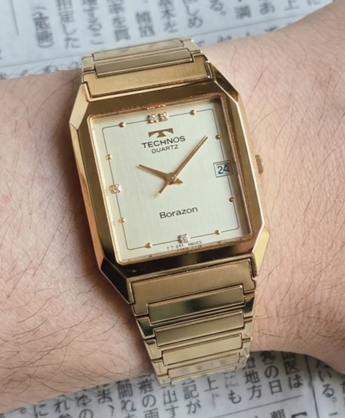 90년대 테크노스 technos 빈티지 시계 상태S 상품이미지1