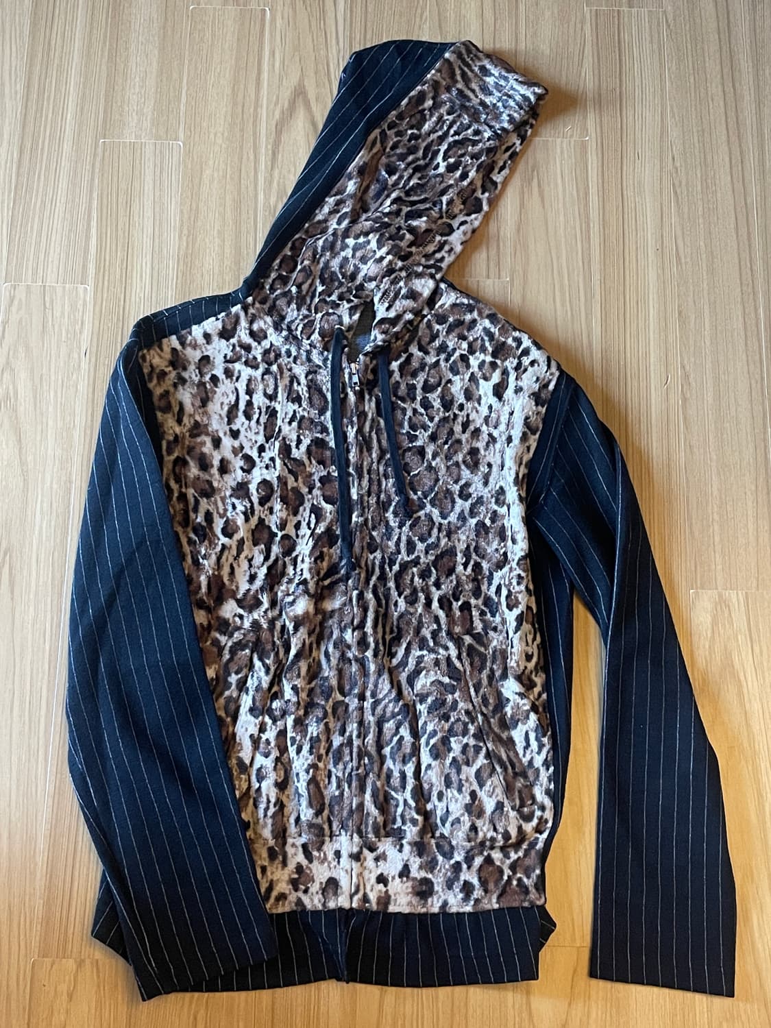COMME des GARCONS Homme Plus 레오파드 후드 상품이미지1