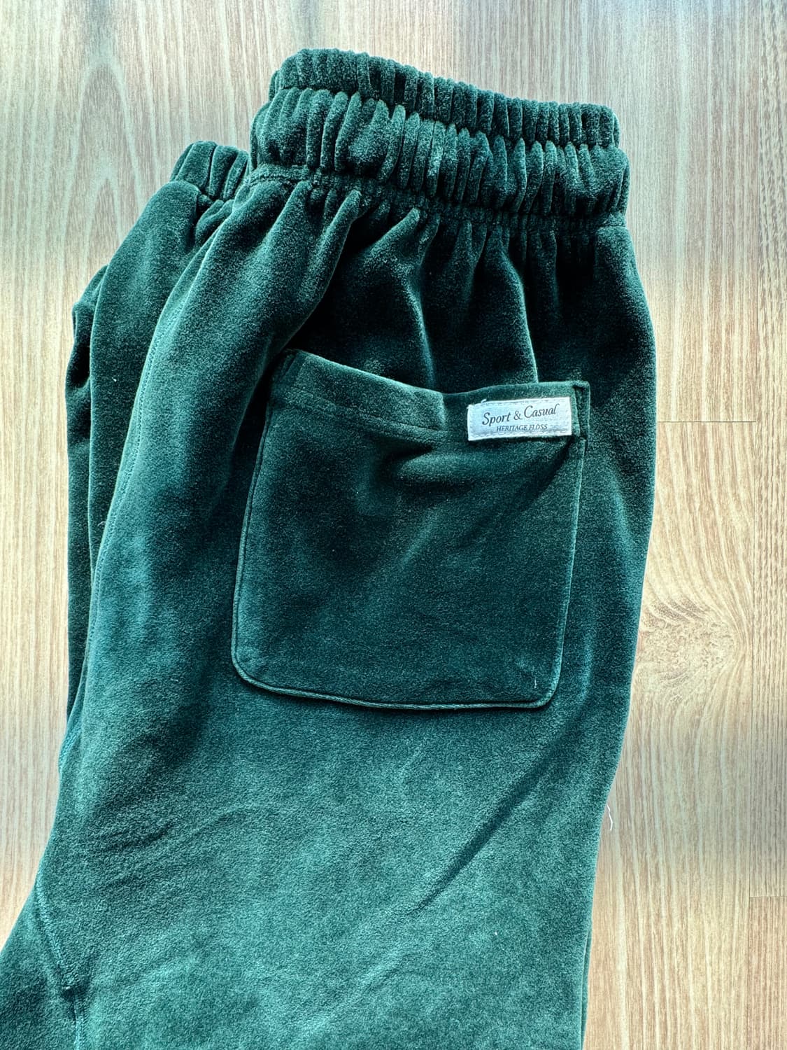 헤리티지플로스 벨벳 트레이닝 팬츠 상품이미지2