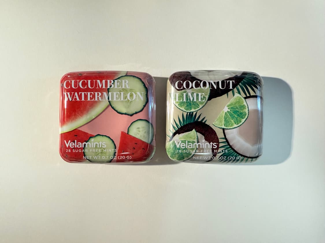 Velamints 벨라민츠 캔디 틴케이스 수박 코코넛 상품이미지1