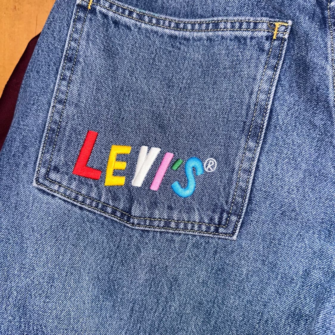리바이스 커스텀 연청 루즈핏 32 상품이미지4