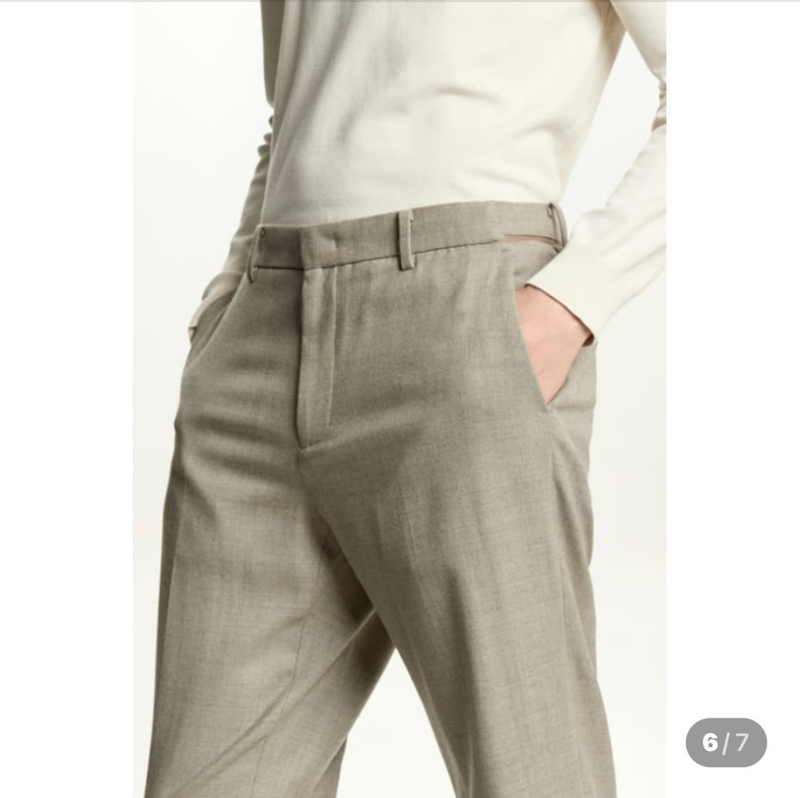 [36] DKNY 25fw 밴딩 울팬츠 상품이미지3