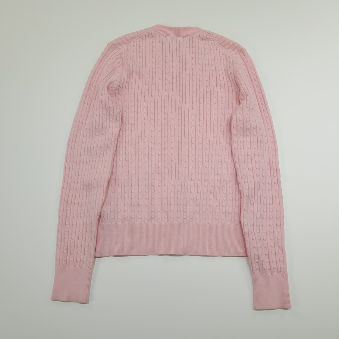 CN887W M 폴로 랄프로렌 핑크 케이블 QR 니트 스웨터 가디건 상품이미지9