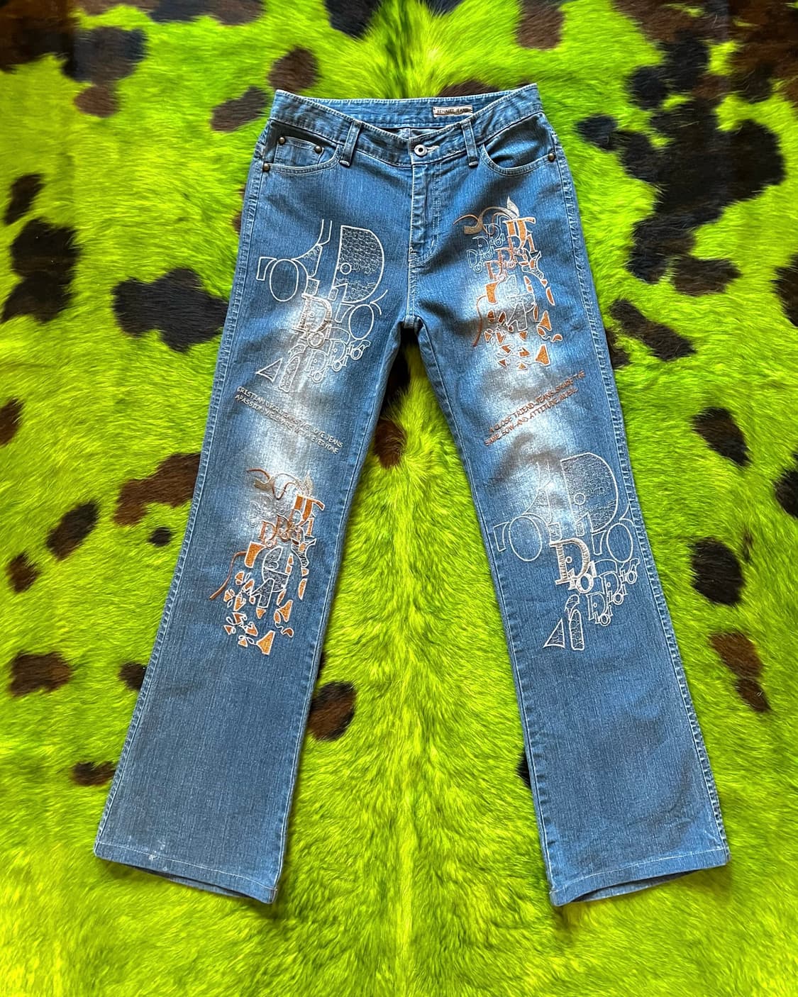 90-00s RENAULT JEANS Japan Flare Jeans 상품이미지4