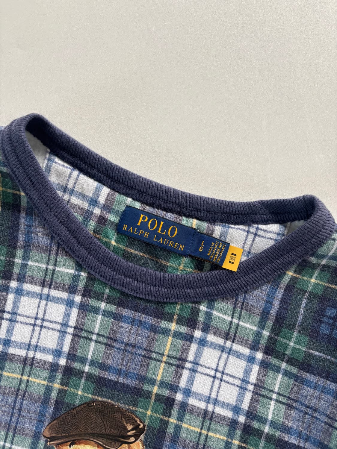 Polo 폴로 랄프로렌 신형 베어 플래드 플리스 맨투맨 상품이미지7