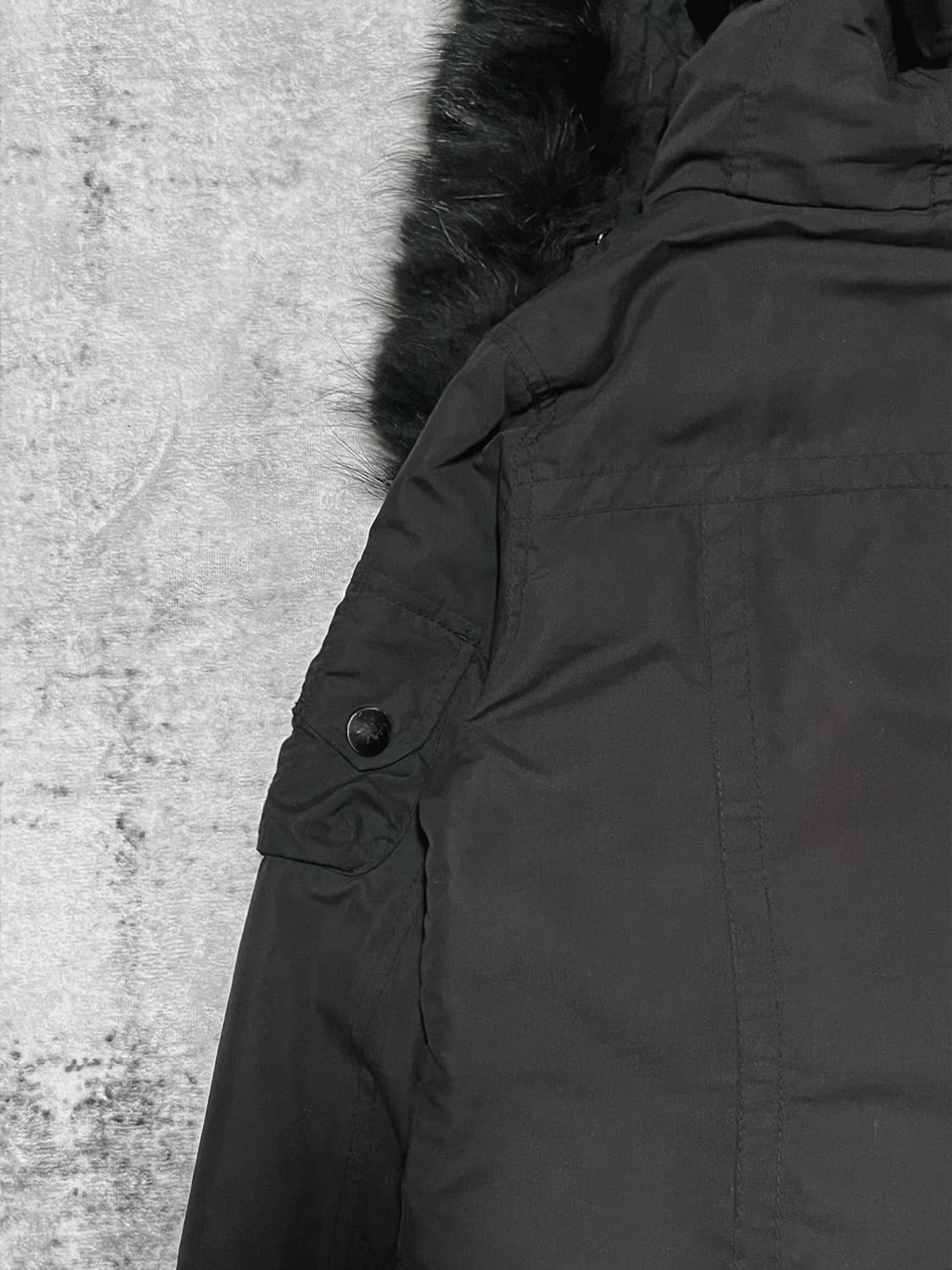 (SLY) black fur-hood jumper  상품이미지8