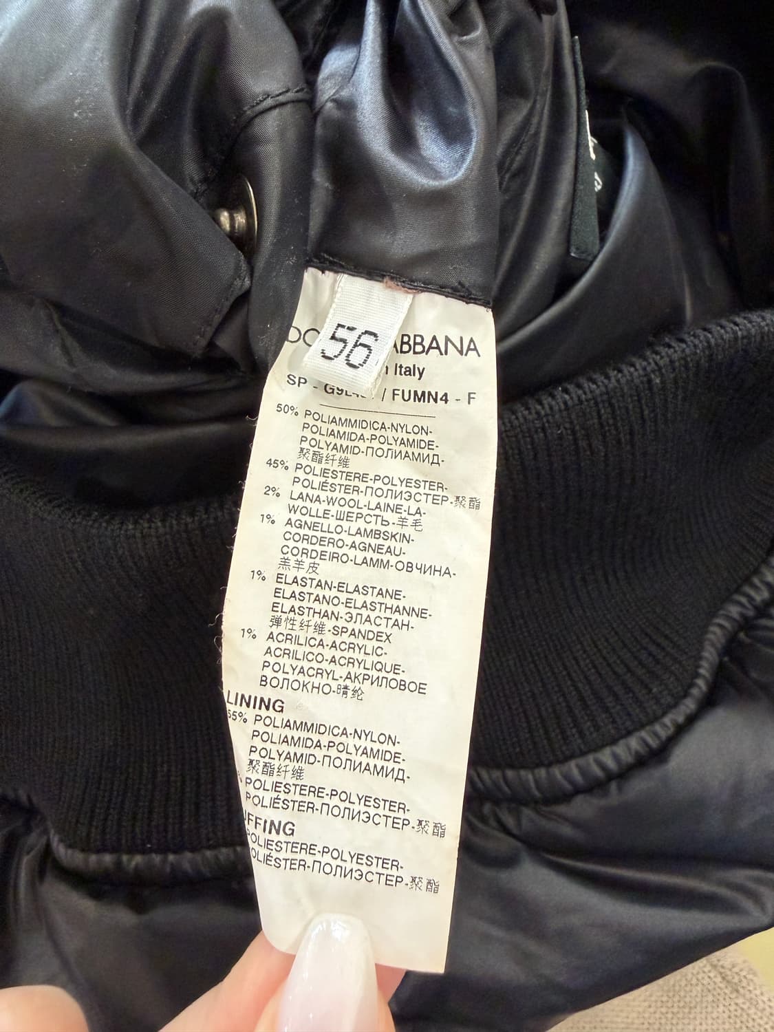 돌체앤가바나 라쿤 퍼 후드 다운 자켓 상품이미지7