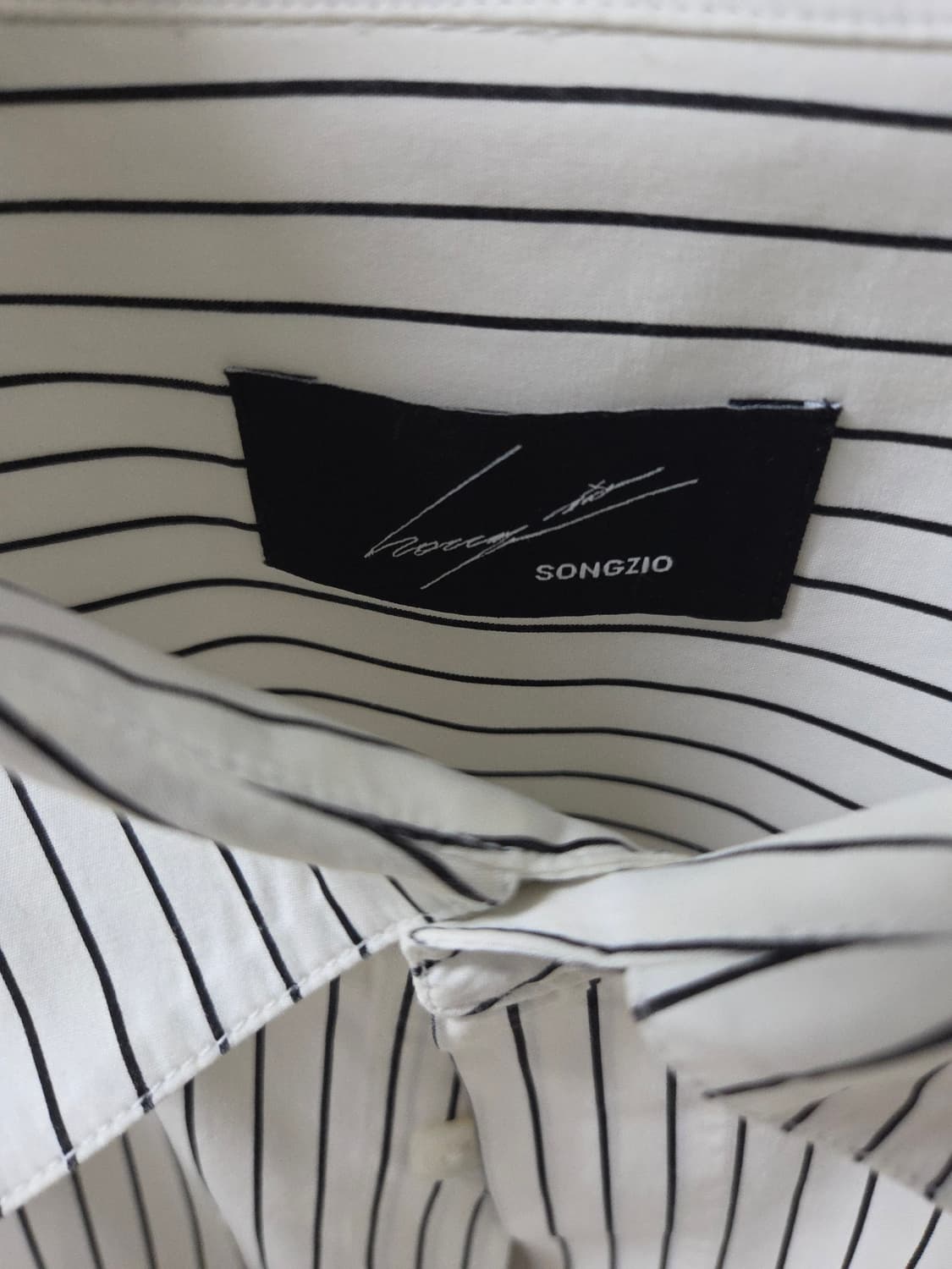 송지오옴모 자수 셔츠 46 상품이미지3