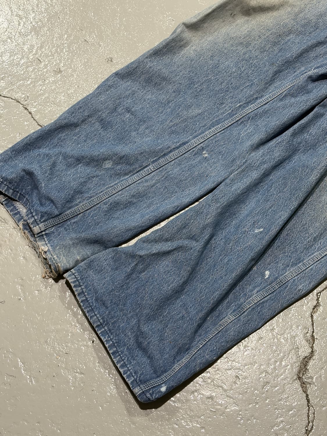 디키즈(Dickies) 빈티지 연청 데님 오버롤 상품이미지6
