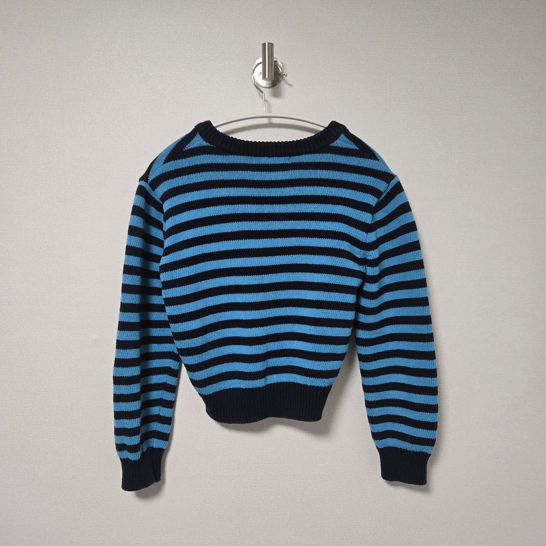 디어리스트 스트라이프 크롭 니트 / 여자 니트/여성 니트  상품이미지4