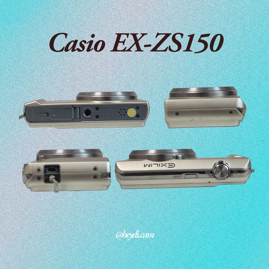 (입문용 1등) 카시오 EX-ZS150 골드 (Casio EX-ZS150 상품이미지3