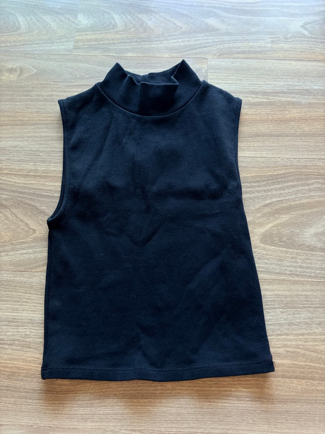 자라 zara 블랙 하이넥 나시 티셔츠 상품이미지2
