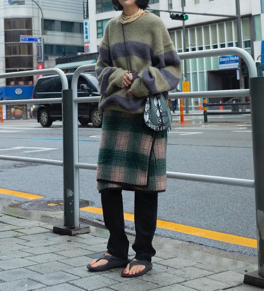 Alpaca Border Knit 상품이미지2