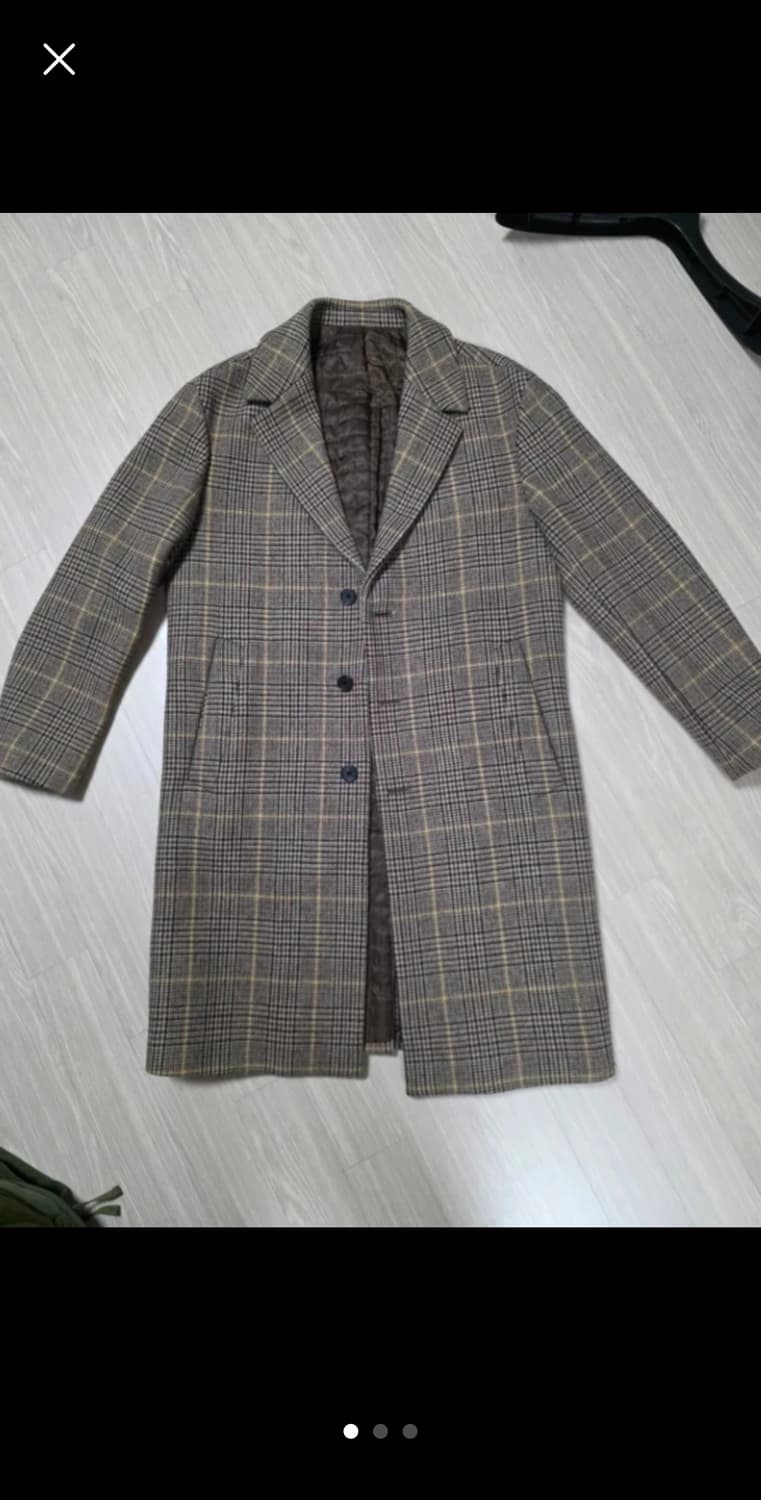 M.I.SUIT 남성 체크 코트 상품이미지1