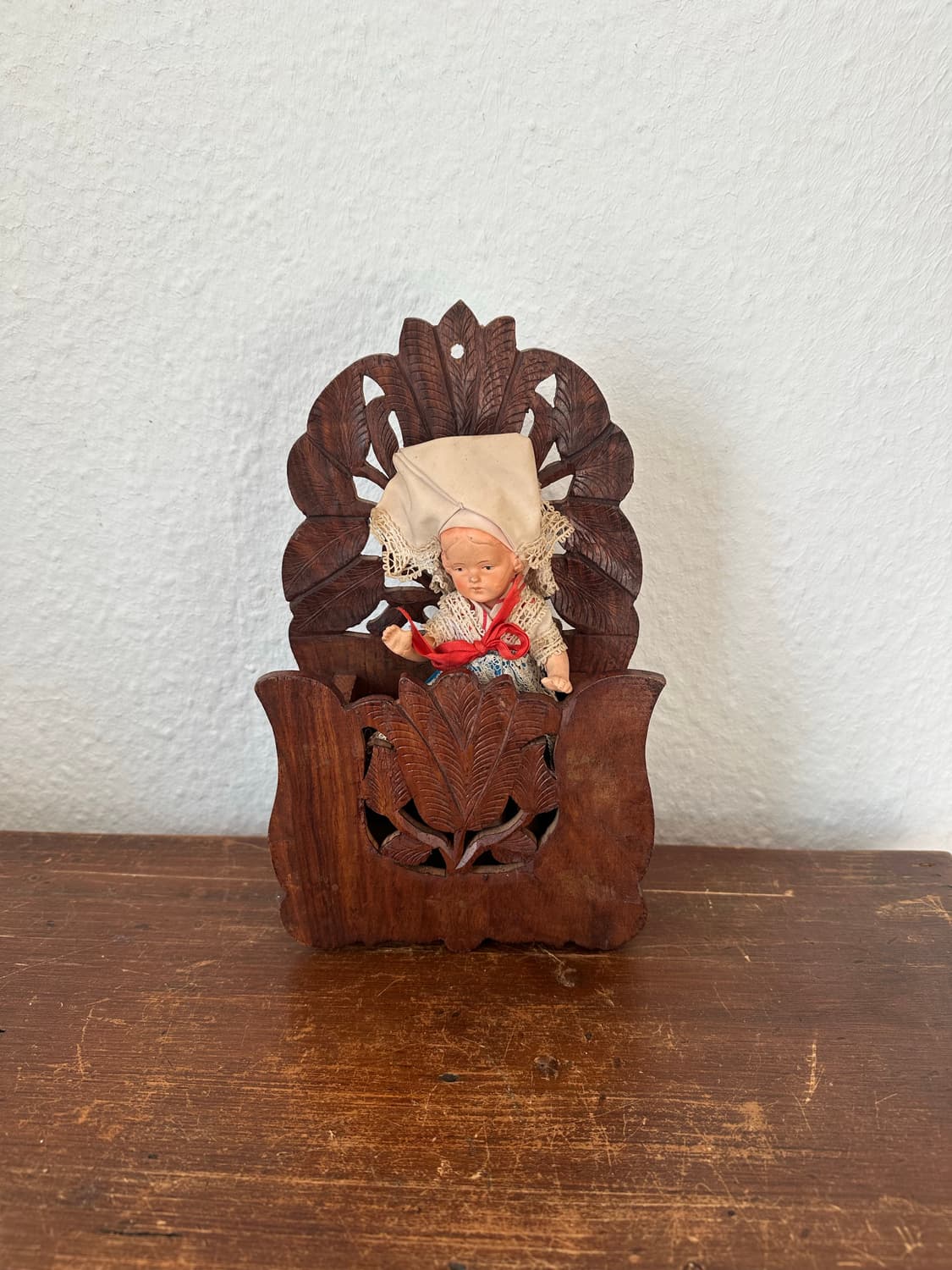 독일)빈티지 꽃무늬 우드벽걸이 상품이미지1