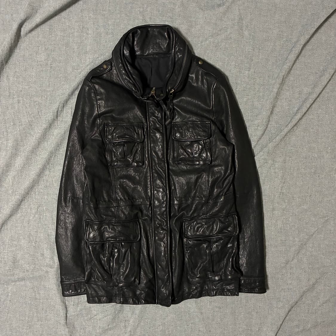 이태리 양가죽 포켓 자켓 상품이미지6