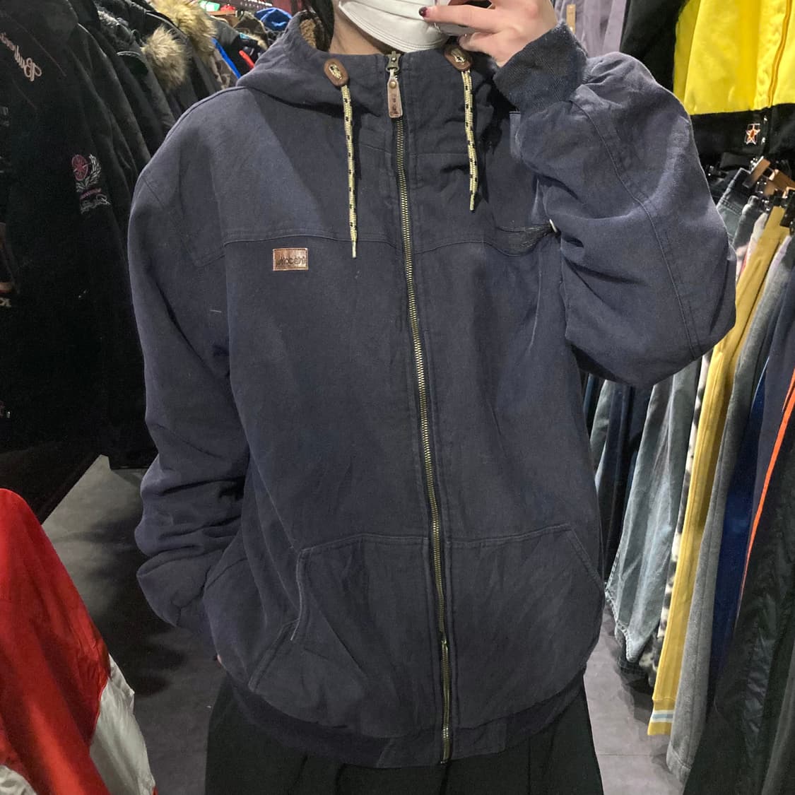 [IM] iriedaily 후드 자켓 네이비 상품이미지1