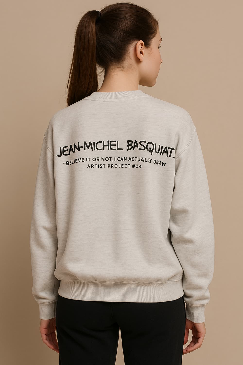 장 미쉘 바스키아(BASQUIAT) 아트 맨투맨 SM 상품이미지2