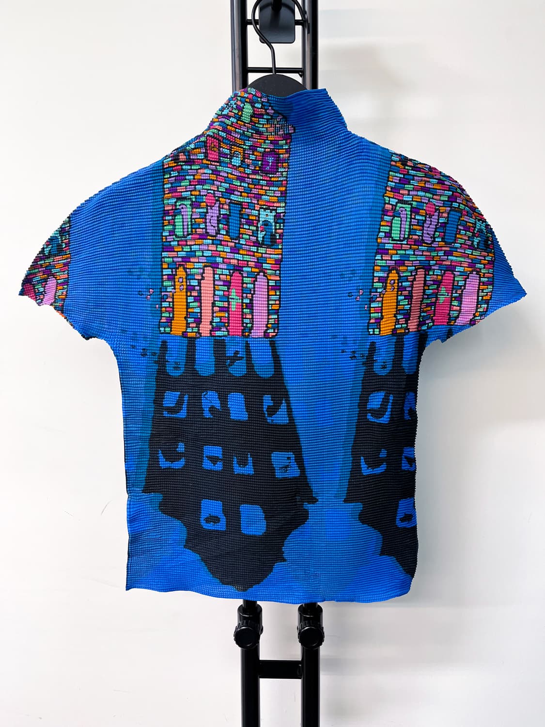 미 이세이 미야케 처치 프린티드 플리츠 탑 상품이미지4