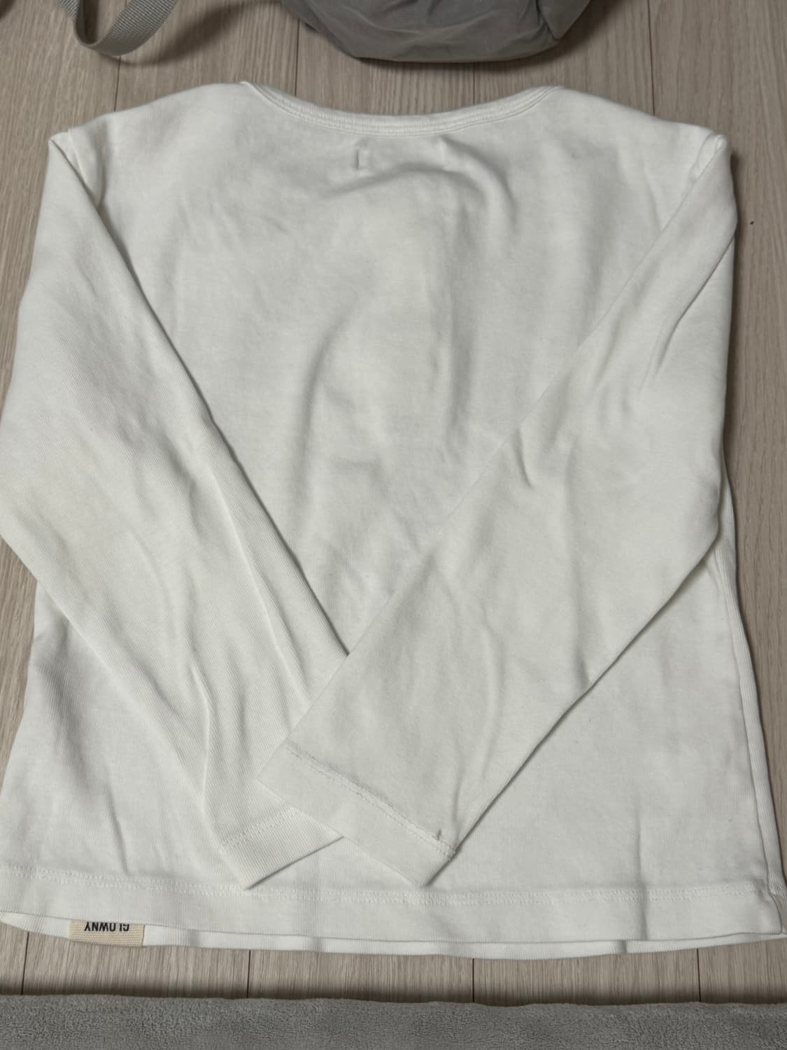 GLOWNY 3/4 Button fly tee / white 상품이미지3