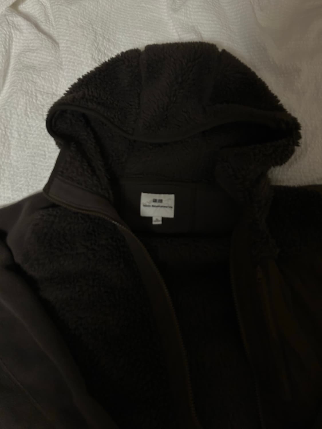 white mountaineering 유니클로 플리스 집업 판매! 상품이미지2