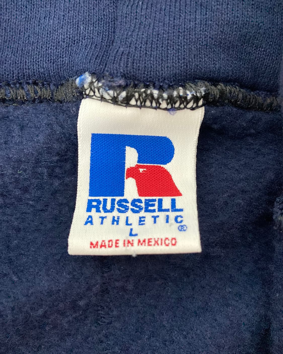 90s Russell Zip Up Hoodie (navy) 상품이미지3